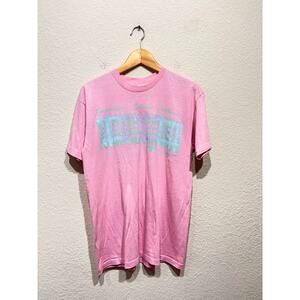 Vintage Hawaiian island creations pink pastel T-shirt 1980s Surfing USA Tag